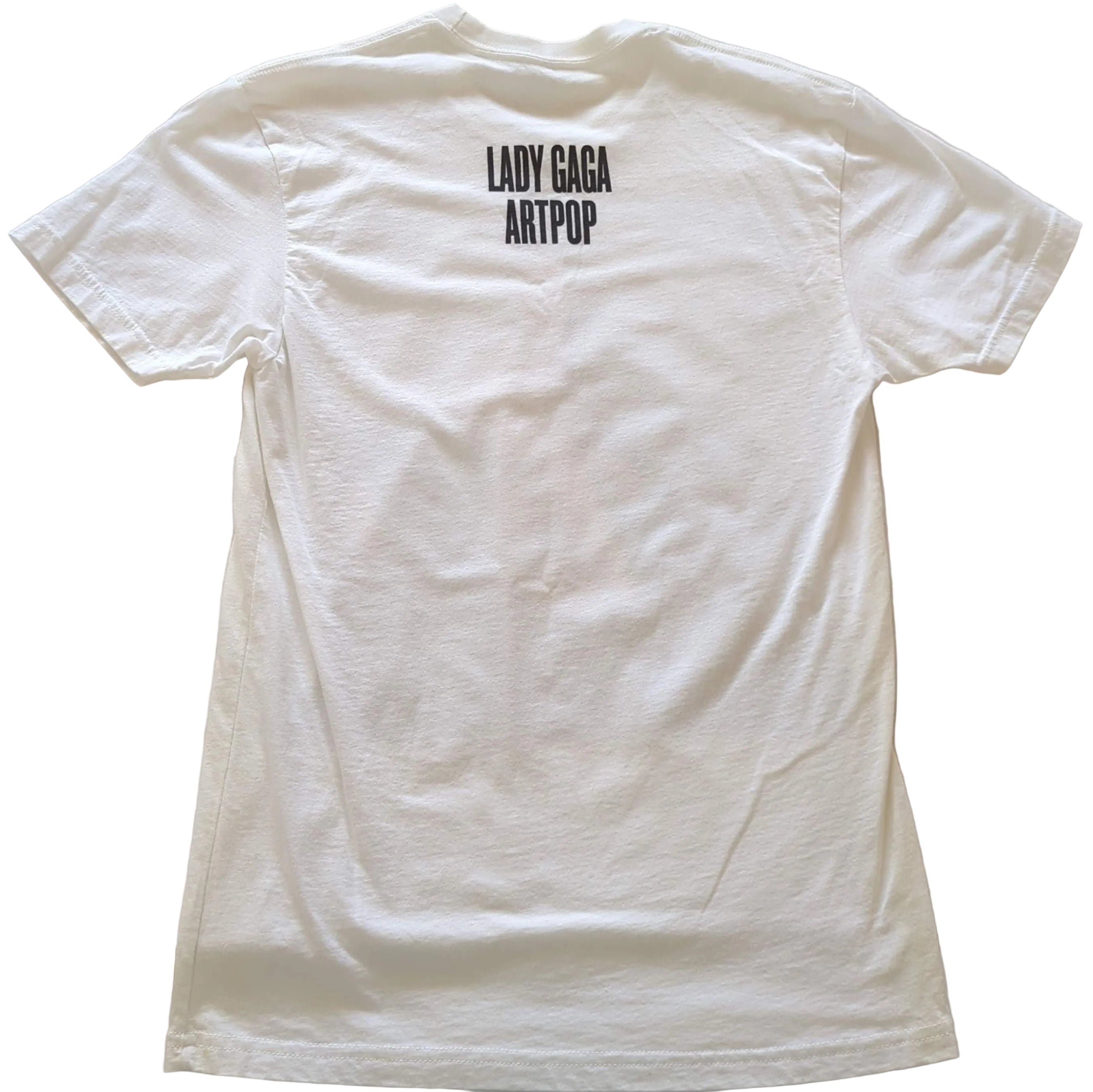 Lady Gaga - ArtRAVE: The Artpop Ball Tour 2014 Original Vintage Concert T-Shirt White Size S (Goggle Eyes))