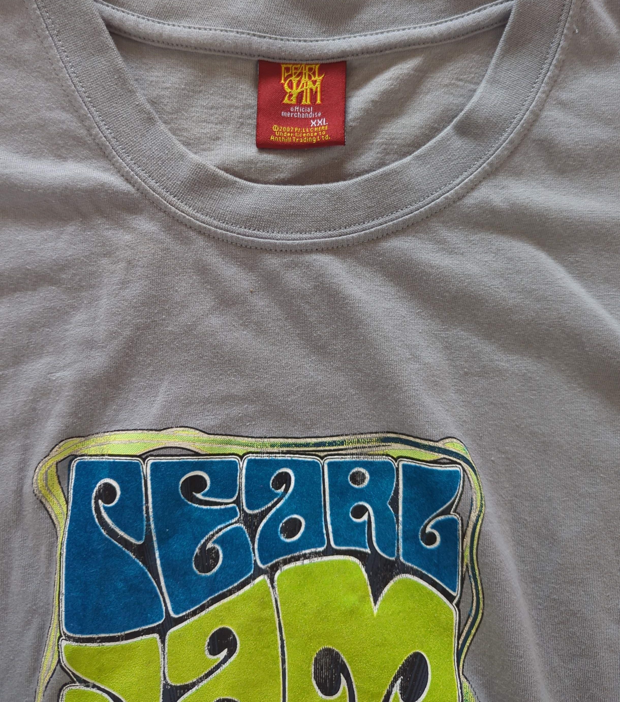 Pearl Jam - Australian Tour Newcastle 2006 Original Vintage Concert T-Shirt Grey Size XXL