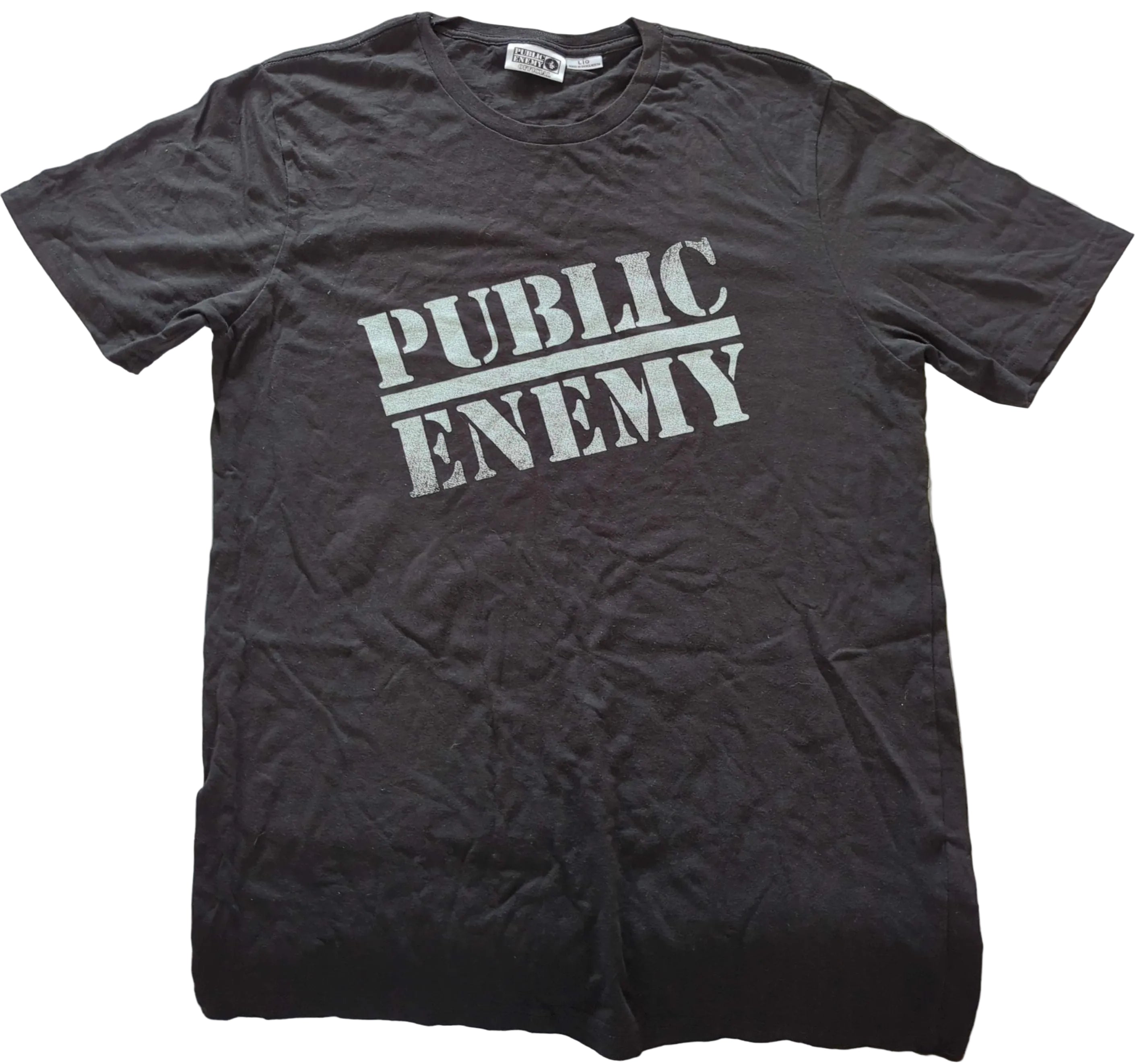 Public Enemy - Original Vintage T-Shirt Black Size L