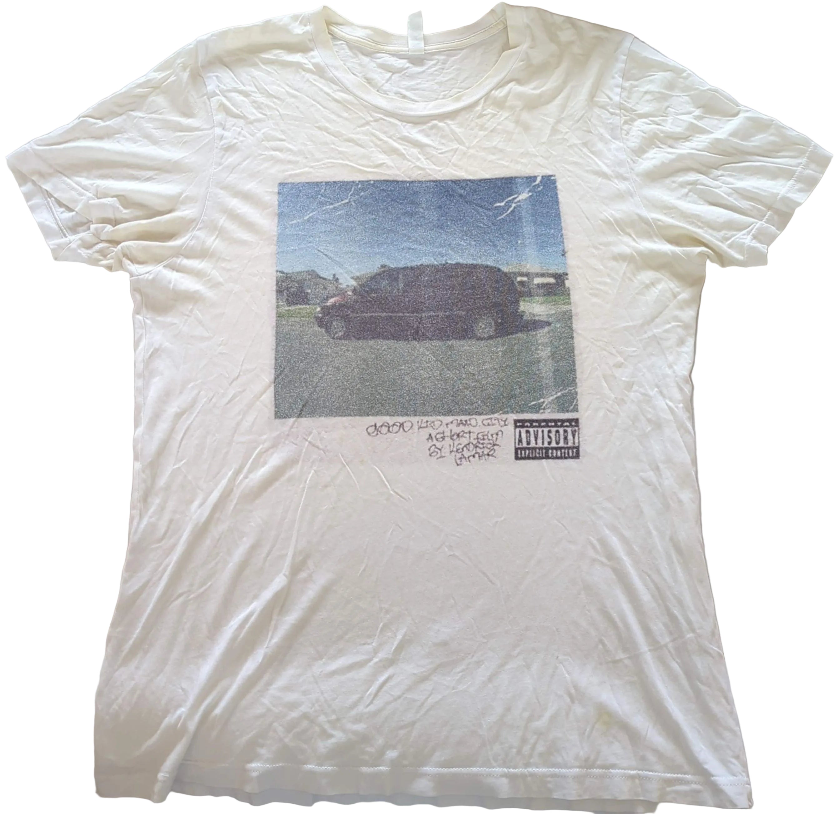Kendrick Lamar - Good Kid, M.A.A.D City Original Vintage T-Shirt White Size L
