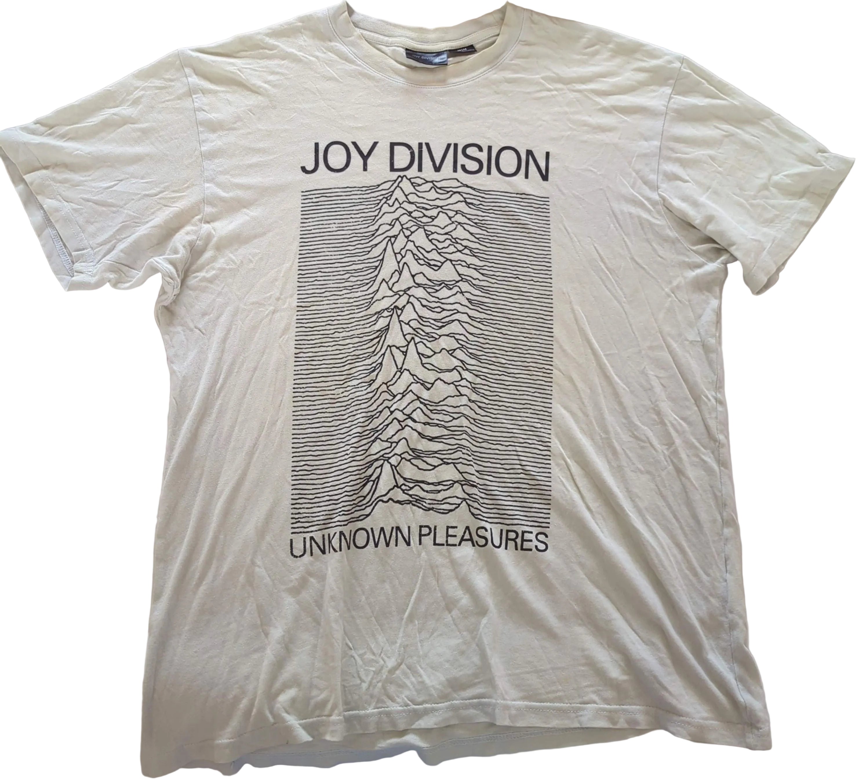 Joy Division - Unknown Pleasures Vintage T-Shirt Grey Size M