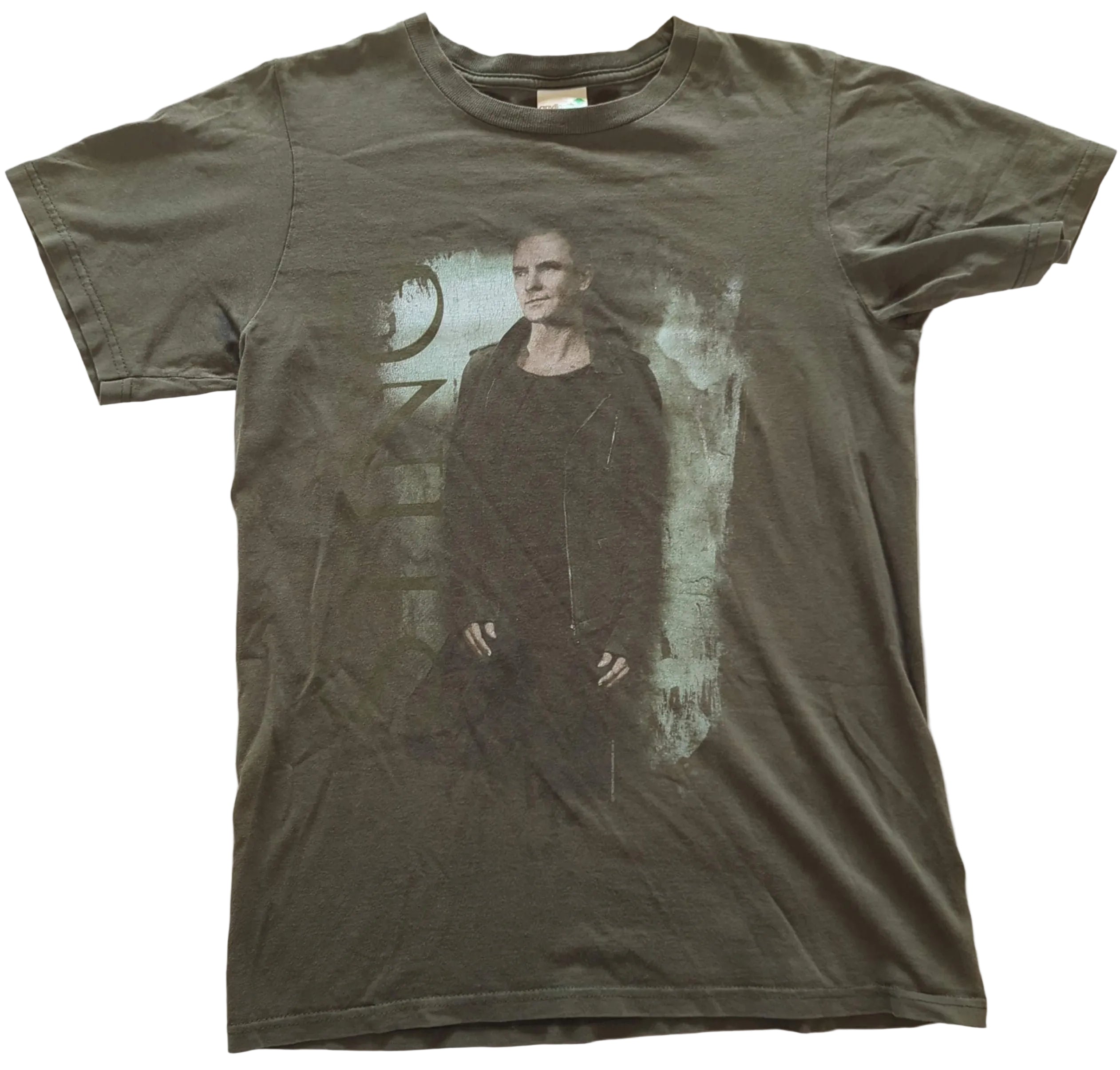 Sting - Symphonicity Australia/NZ/Japan/S Korea Tour 2011 Original Vintage Concert T-Shirt Charcoal/Green Size S