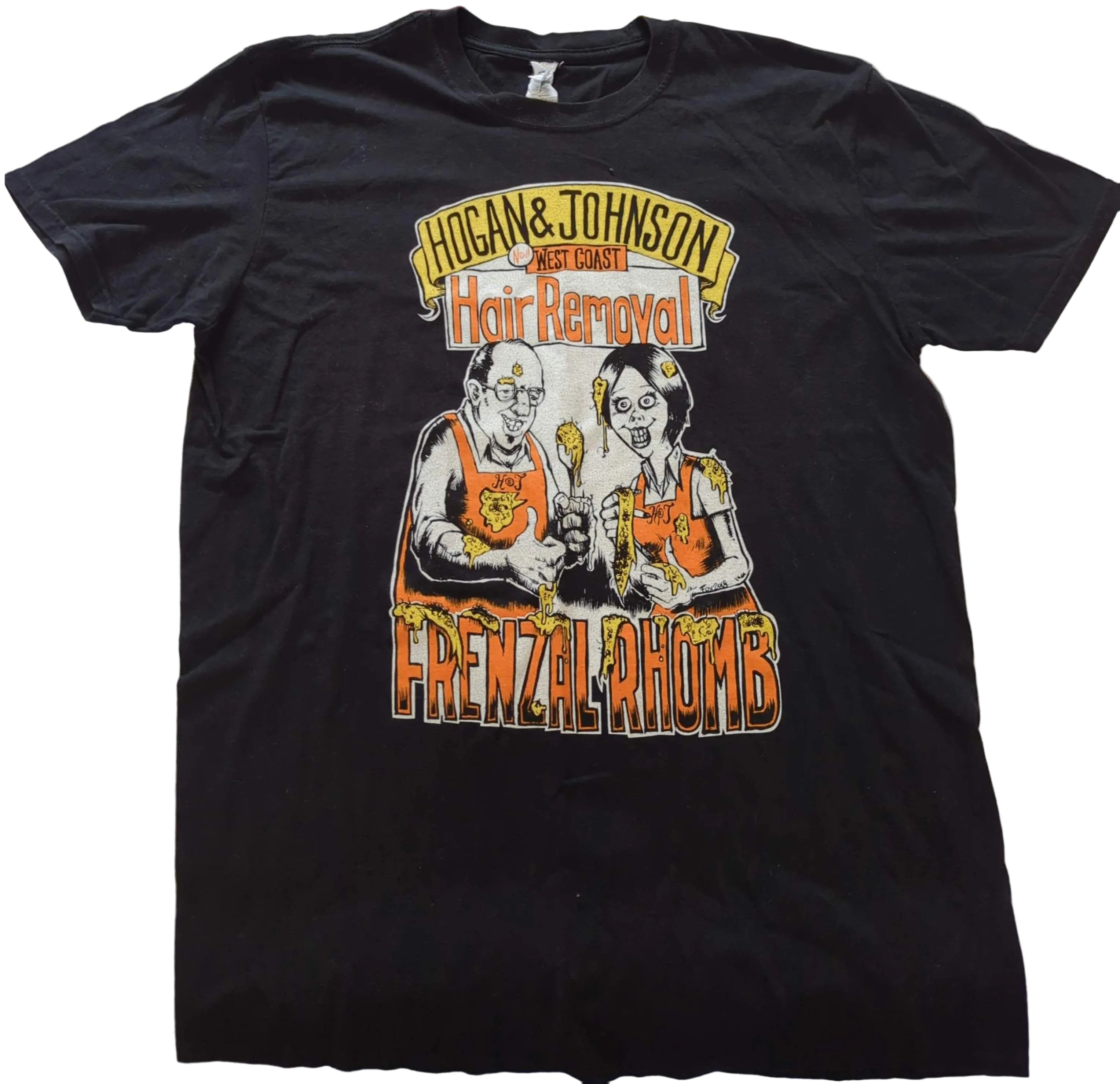 Frenzal Rhomb - F**k My School Reunion Original Vintage T-Shirt Black Size XL