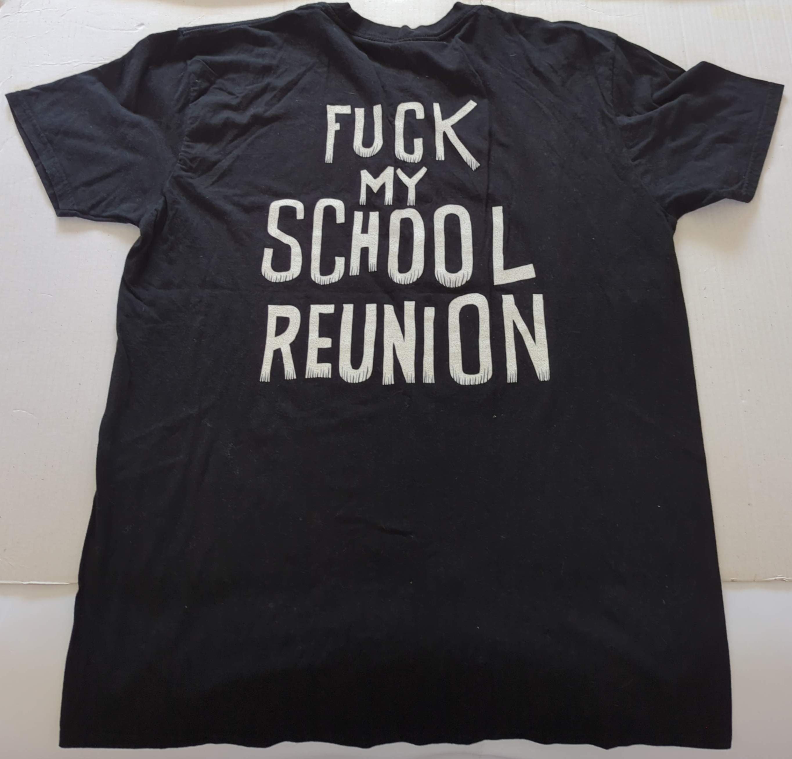 Frenzal Rhomb - F**k My School Reunion Original Vintage T-Shirt Black Size XL