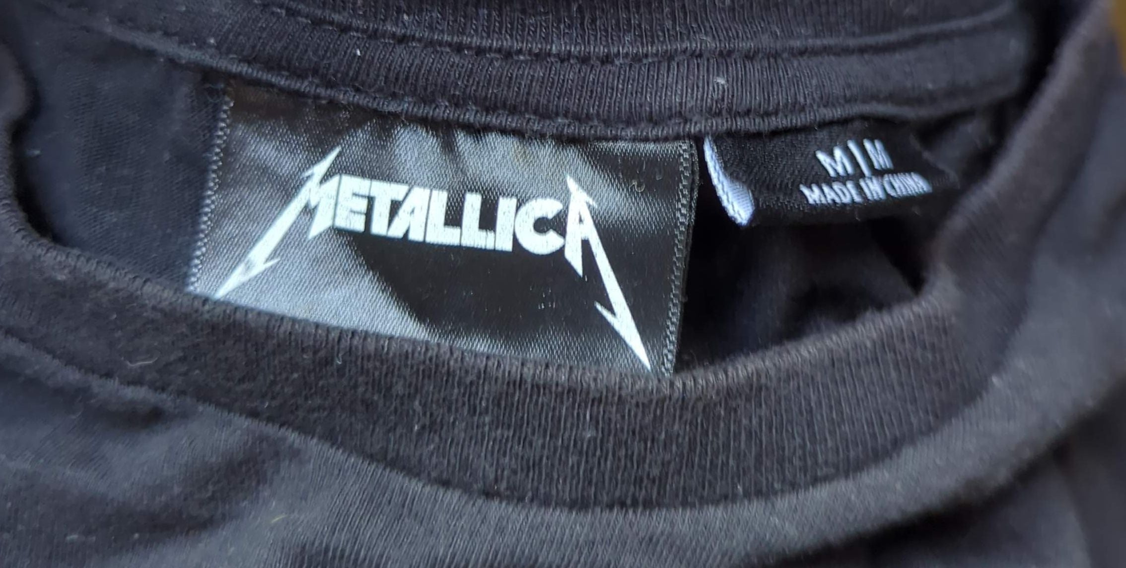 Metallica - Don't Tread On Me Black Album Vintage T-Shirt Black Size M