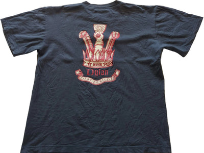 Bob Dylan - Integrity The Never Ending Tour Vintage T-Shirt Navy Blue Size M