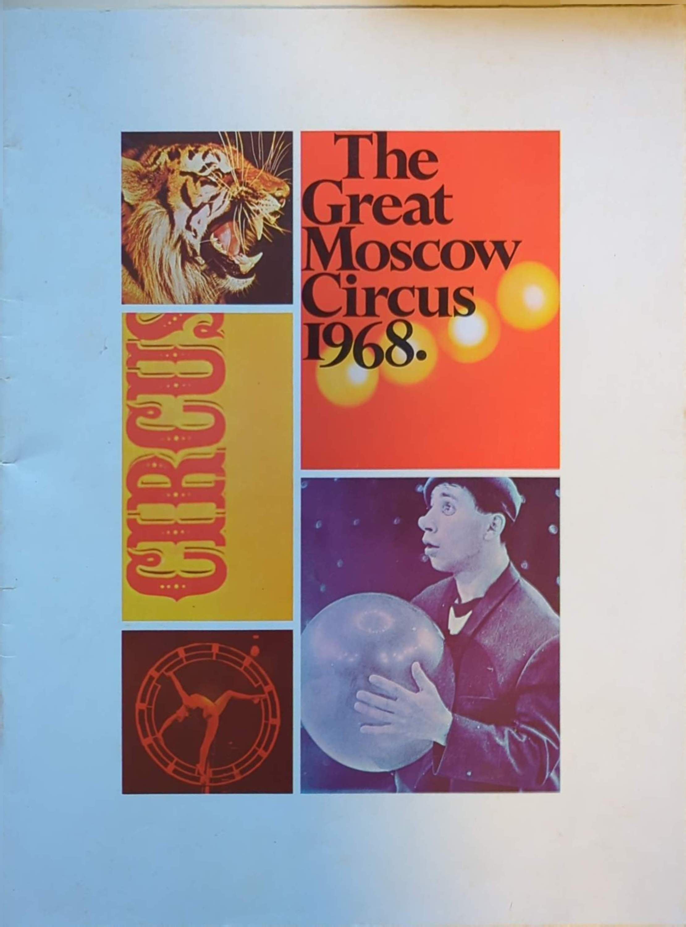 Moscow Circus - The Great Moscow Circus Australian Tour 1968 Original Concert Tour Progam