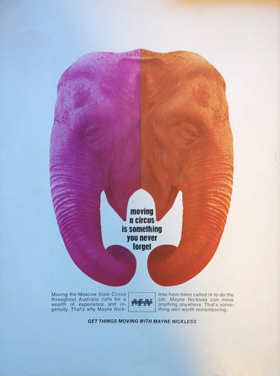 Moscow Circus - The Great Moscow Circus Australian Tour 1968 Original Concert Tour Progam