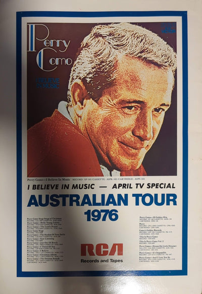 Perry Como - Australian Tour 1976 Original Concert Tour Program
