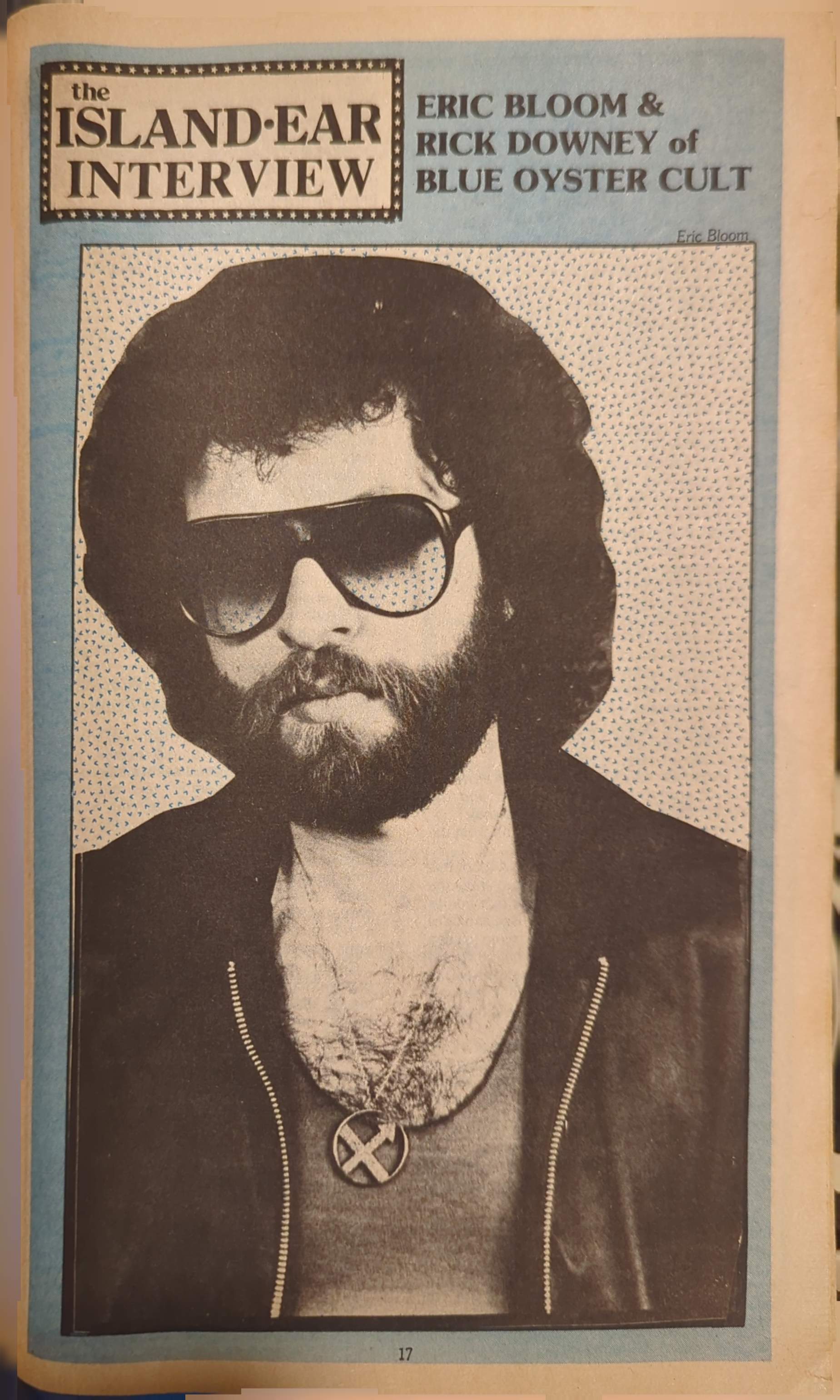Island Ear - Back To School Issue Blue Oyster Cult Magazine (1982)