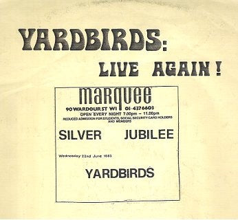 Yardbirds - Yardbirds: Live Again! Limited Edition Vinyl 2LP (Used)