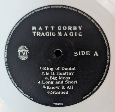 Matt Corby - Tragic Magic Limited Edition White Coloured Vinyl LP (Used)