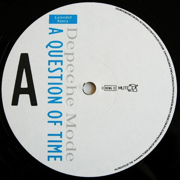 Depeche Mode - A Question Of Time (Extended Remix) Vinyl LP (Used)
