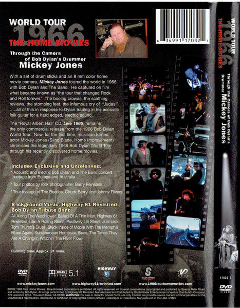 Bob Dylan – World Tour 1966 The Home Movies DVD