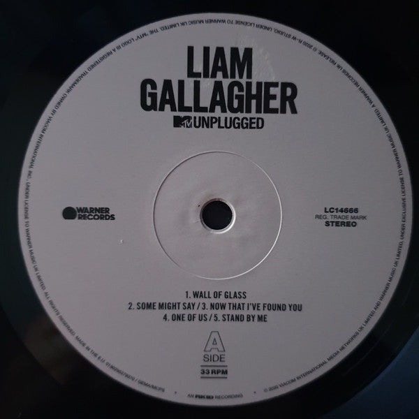 Liam Gallagher - MTV Unplugged Vinyl LP (Used)