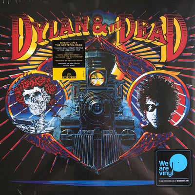 Bob Dylan & The Grateful Dead - Dylan And The Dead Red & Blue Tye-Dyed Coloured Vinyl LP