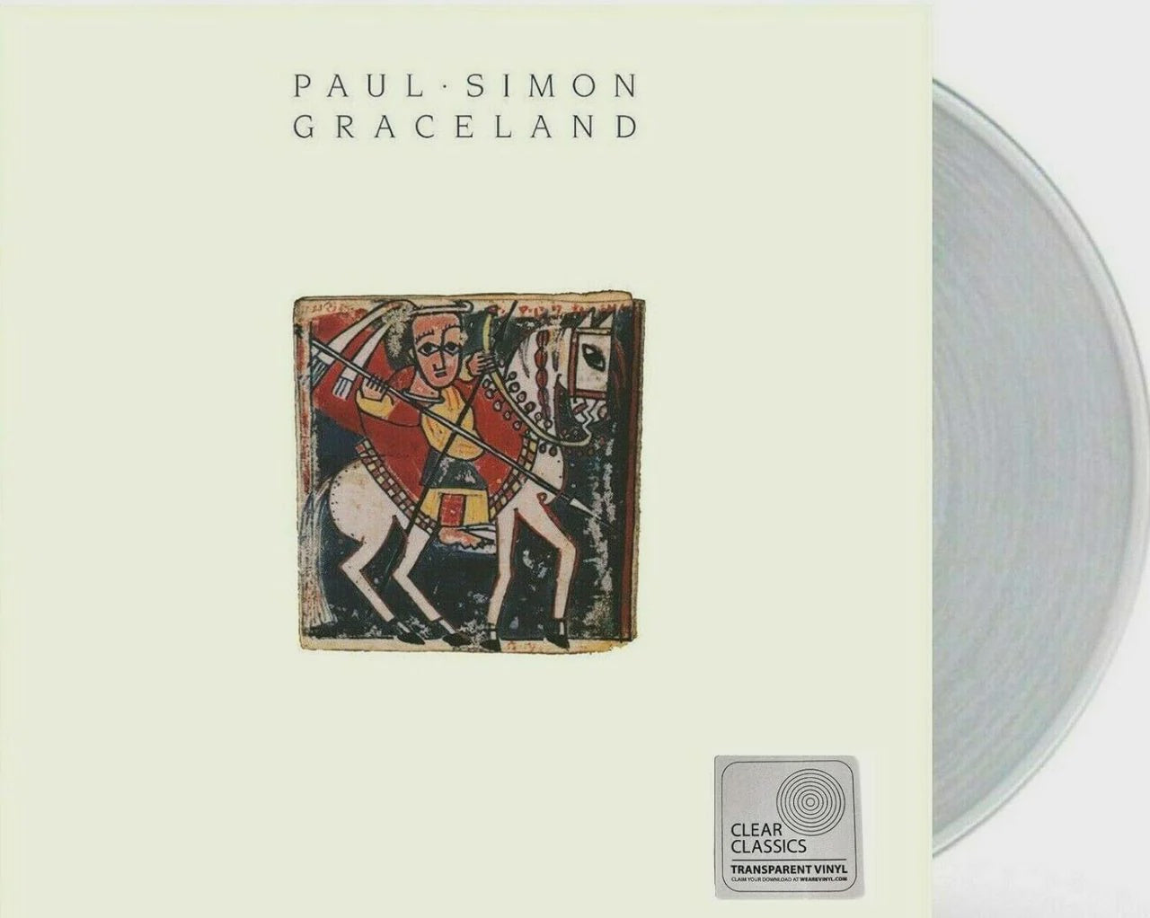 Paul Simon - Graceland Clear Transparent Coloured Vinyl LP