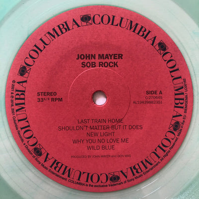 John Mayer - Sob Rock Limited Edition Clear Mint Coloured Vinyl LP (Used)