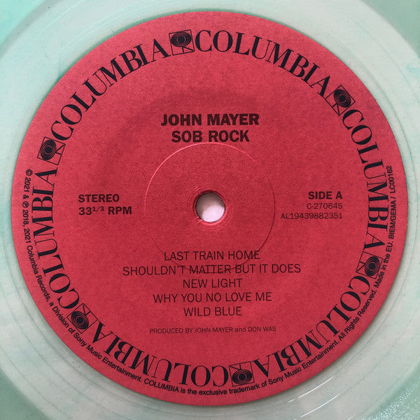 John Mayer - Sob Rock Limited Edition Clear Mint Coloured Vinyl LP (Used)