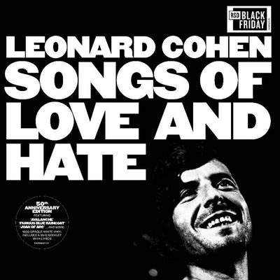 Leonard Cohen - Songs Of Love & Hate 50th Anniversary White Coloured Vinyl LP