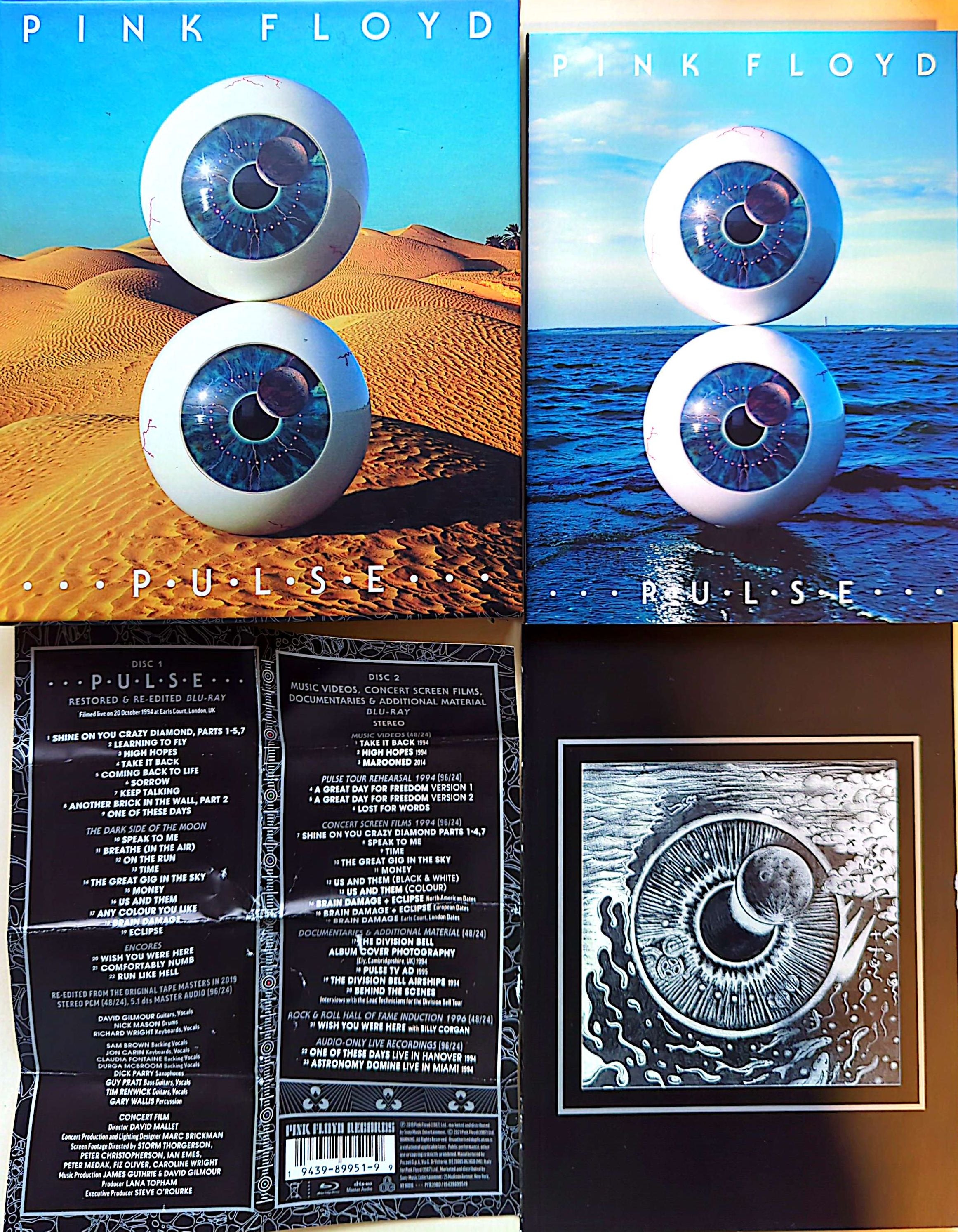 Pink Floyd – Pulse P.U.L.S.E. Deluxe Ed 2 Disc Blu-Ray DVD  Boxset (Used)