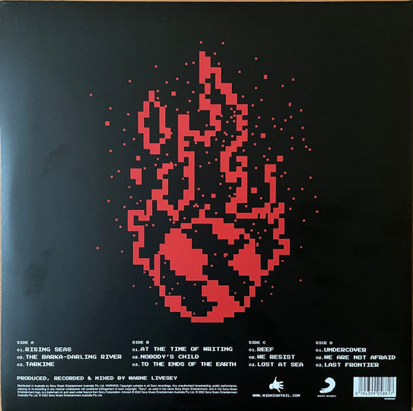 Midnight Oil - Resist Red Coloured Vinyl 2LP (Used)