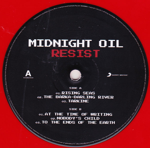 Midnight Oil - Resist Red Coloured Vinyl 2LP (Used)