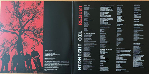 Midnight Oil - Resist Red Coloured Vinyl 2LP (Used)