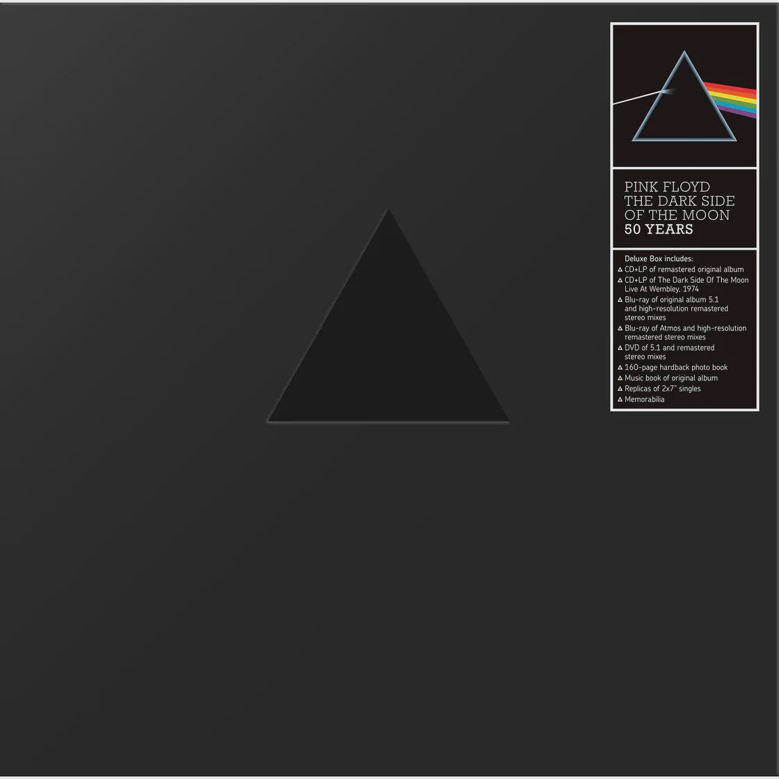 Pink Floyd - Dark Side Of The Moon 50th Anniversary Deluxe CD Box Set + Vinyl LP