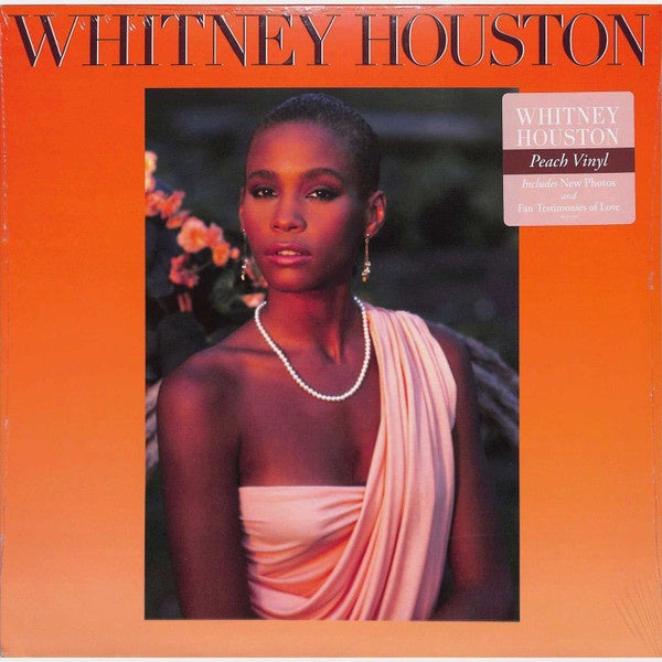 Whitney Houston - Whitney Houston Transparent Peach Coloured Vinyl LP (Used)