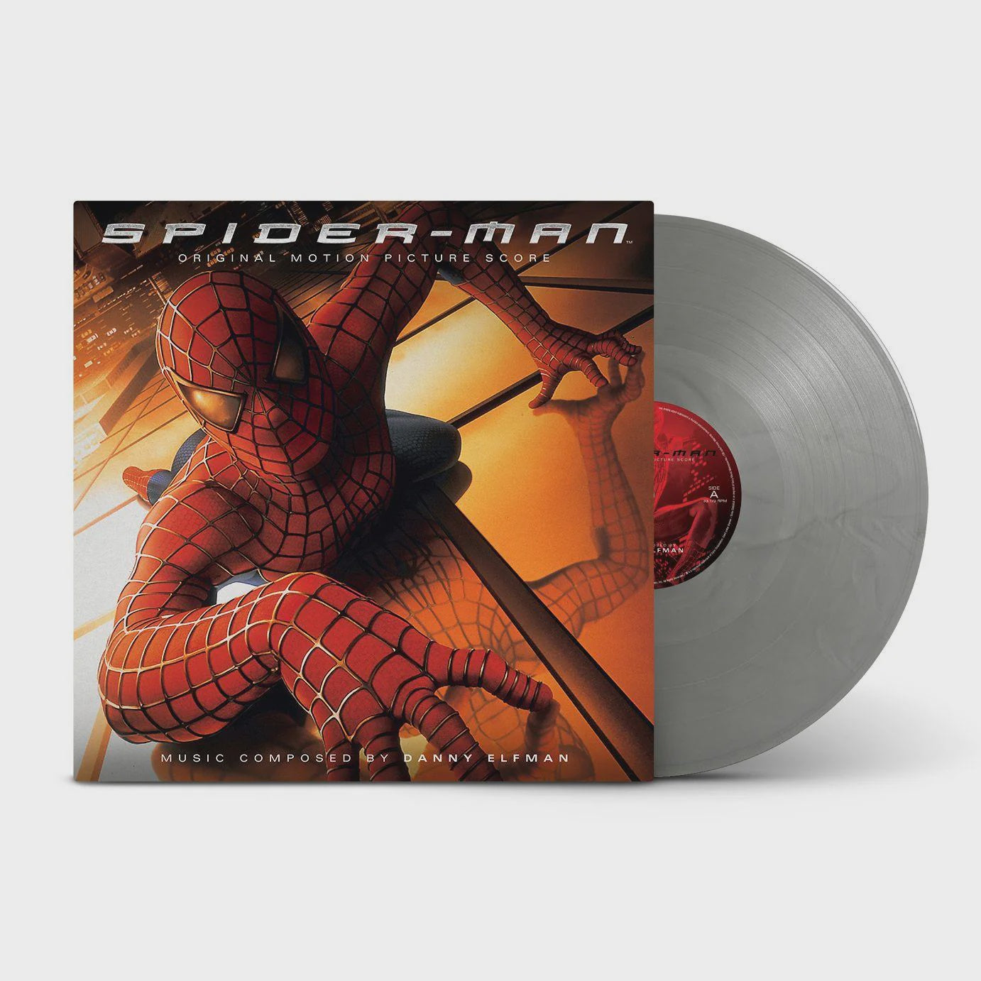 Soundtrack - Spider-Man Limited Edition Silver Coloured Vinyl LP