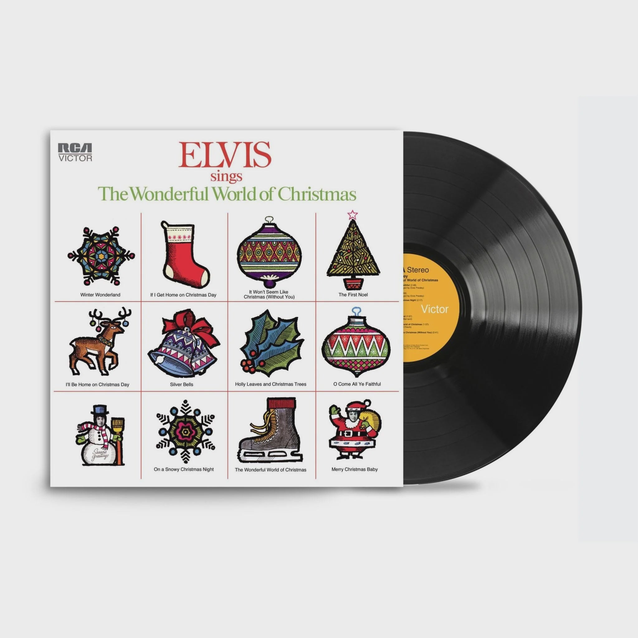 Elvis Presley - Elvis Sings The Wonderful World Of Christmas Vinyl LP (Reissue)
