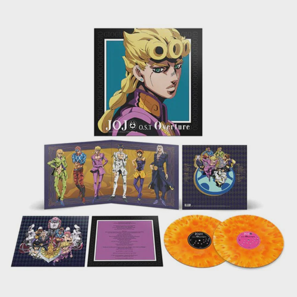 Soundtrack - Jojo's Bizarre Adventure: Golden Wind Yellow & Orange Coloured Vinyl 2LP