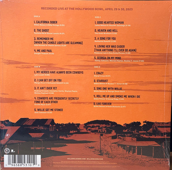Willie Nelson – Long Story Short: Willie Nelson 90 Live At The Hollywood Bowl Vol II RSD2024 Indie Exclusive Vinyl 2LP (Used)