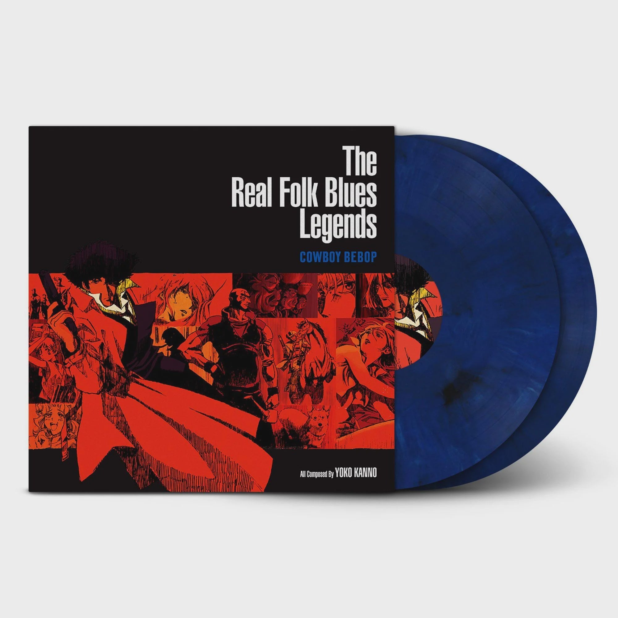 Soundtrack - Real Folk Blues Legends Cowboy Bebop Dark Blue Marble Coloured Vinyl 2LP