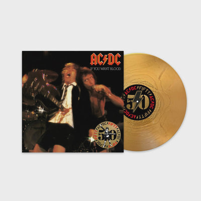 AC/DC - If You Want Blood You've Got It Gold Coloured Vinyl LP