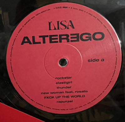 Lisa - Alter Ego Black Translucent Coloured Vinyl LP With Signed Poster (Used)