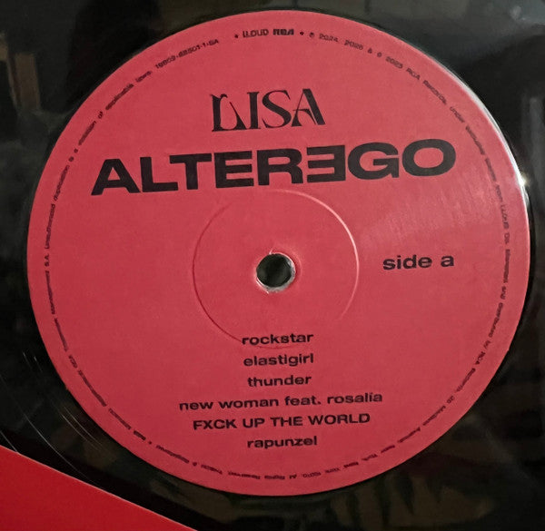 Lisa - Alter Ego Black Translucent Coloured Vinyl LP With Signed Poster (Used)