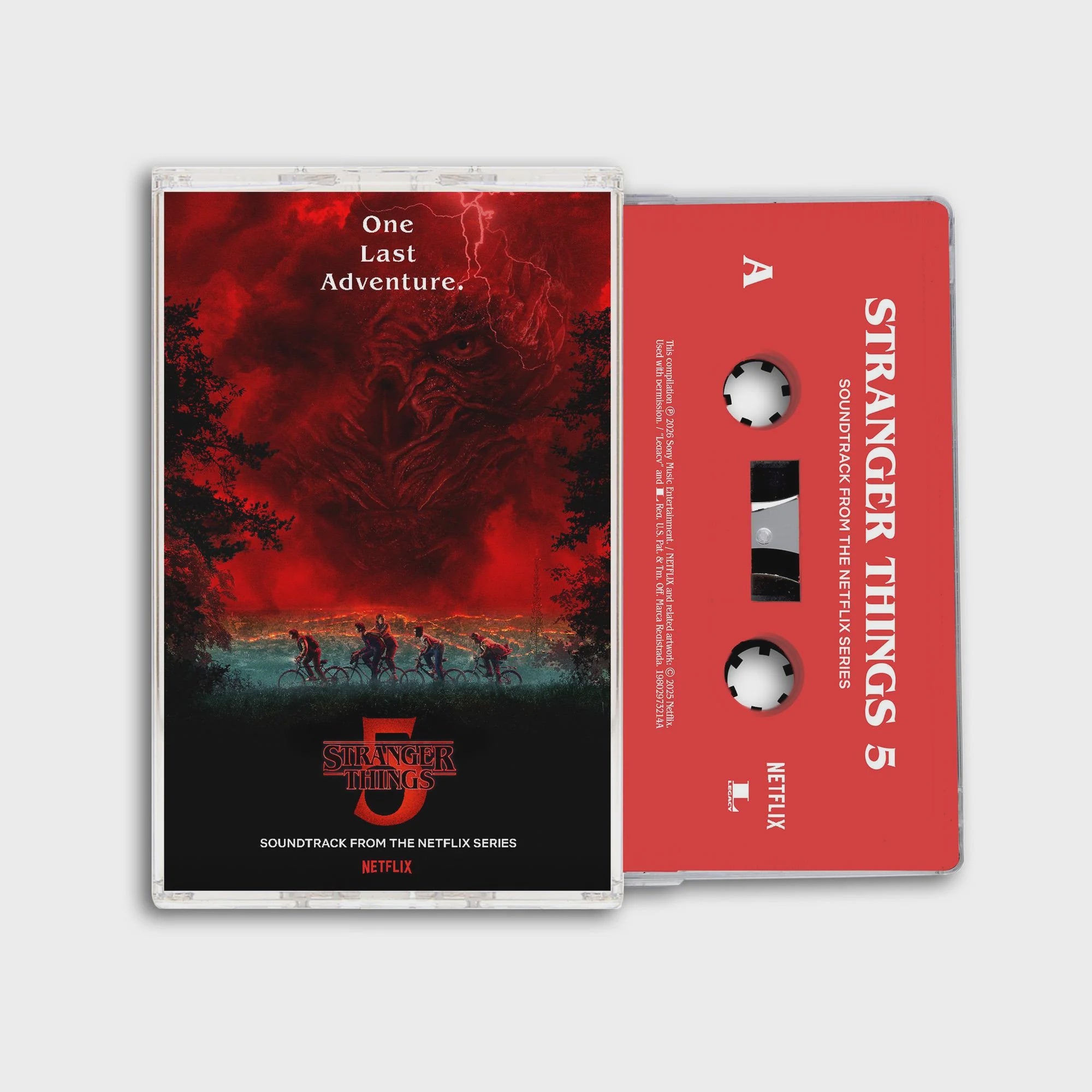 Soundtrack - Stranger Things 5 (Soundtrack From The Netflix Series) Cassette Tape