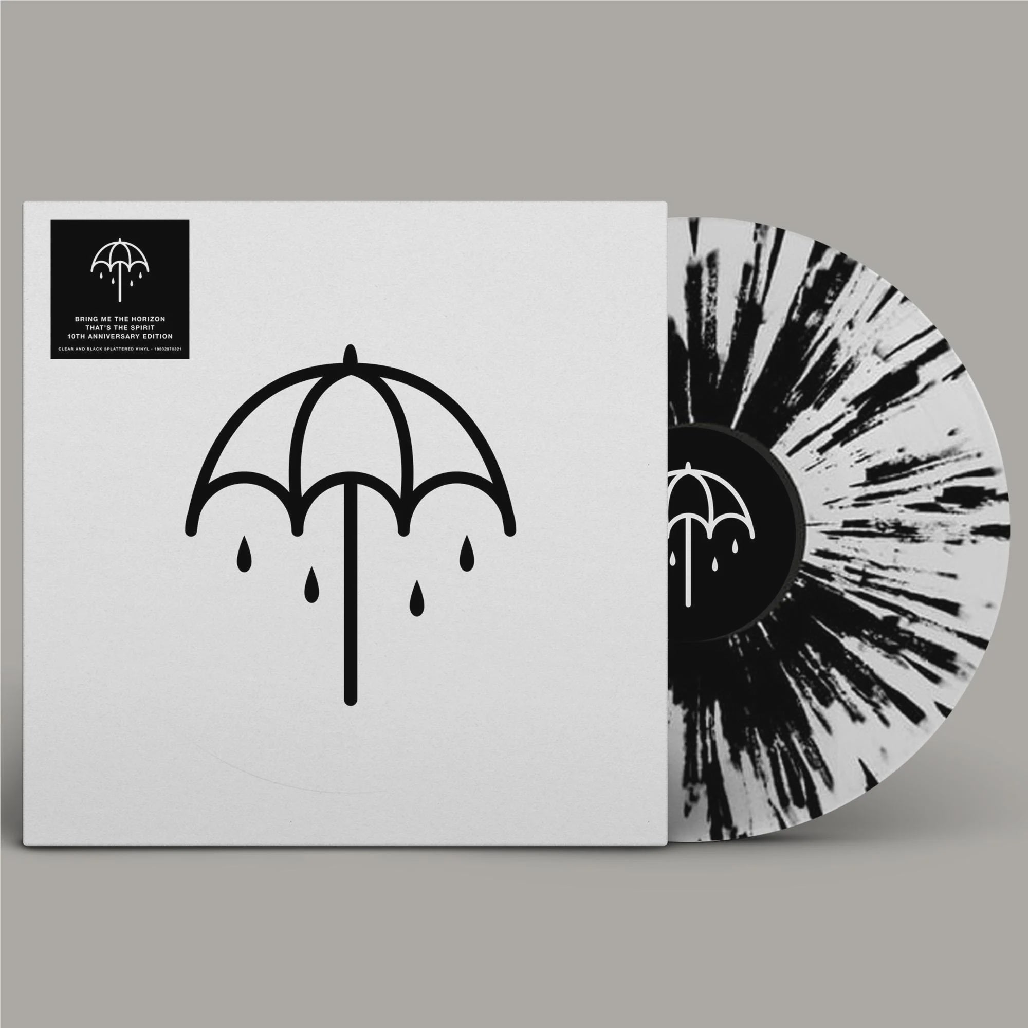 Bring Me The Horizon - That's The Spirit 10th Anniversary Edition Clear & Black Splatter Coloured Vinyl LP