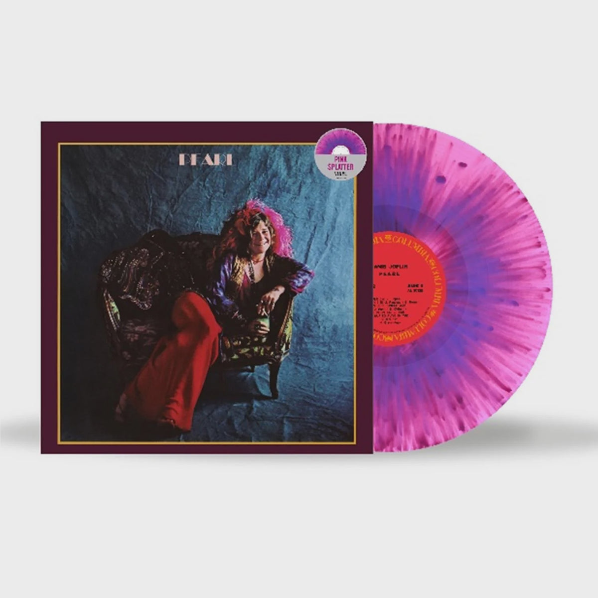 Janis Joplin - Pearl NAD2026 Pink Splatter Coloured Vinyl LP