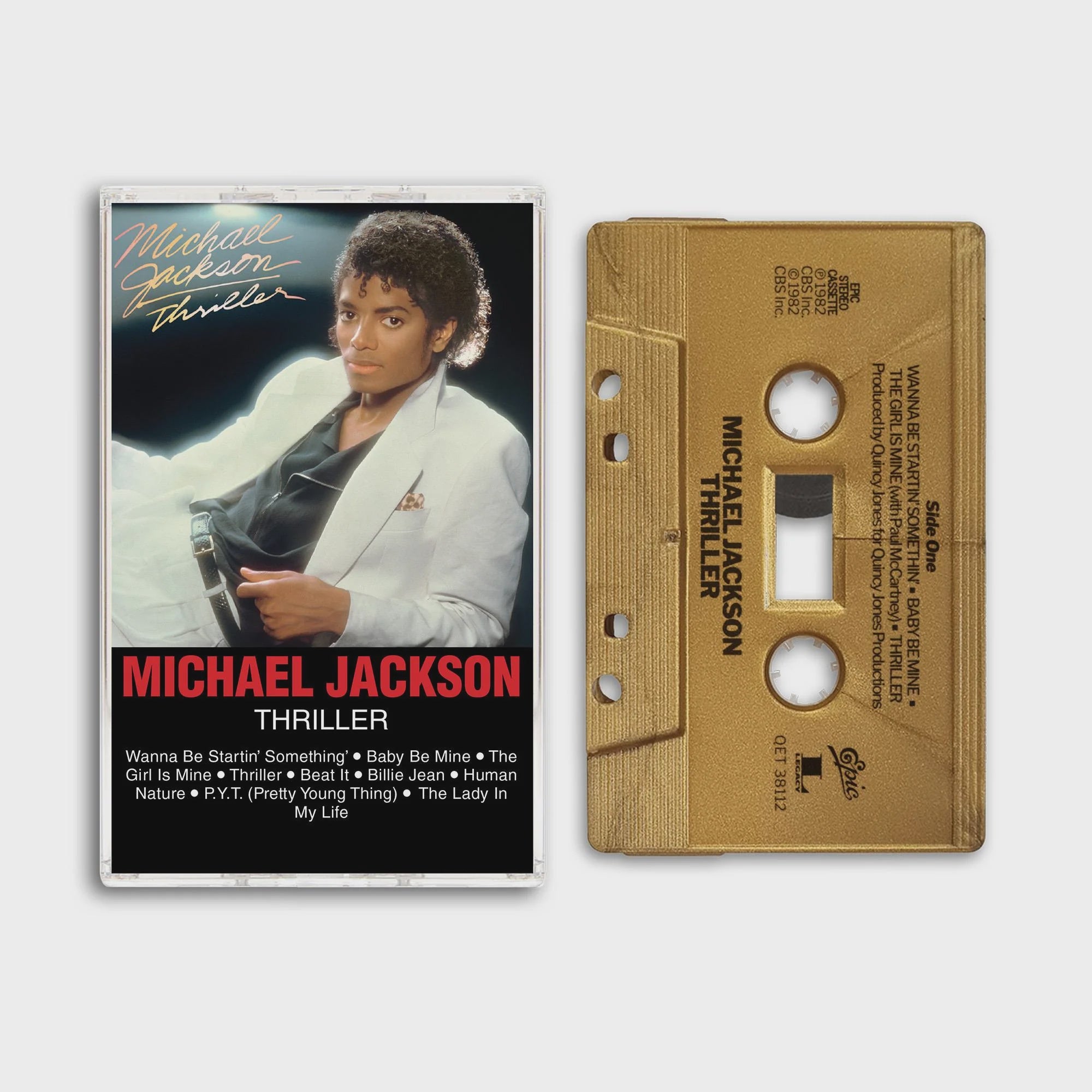 Michael Jackson - Thriller Limited Edition Gold Coloured Cassette (New)