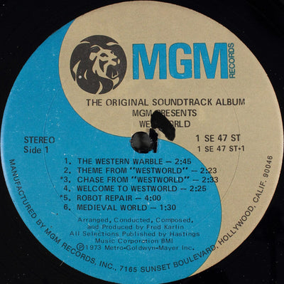 Soundtrack - Westworld (The Original Sound Track Album) Vinyl LP (Used)