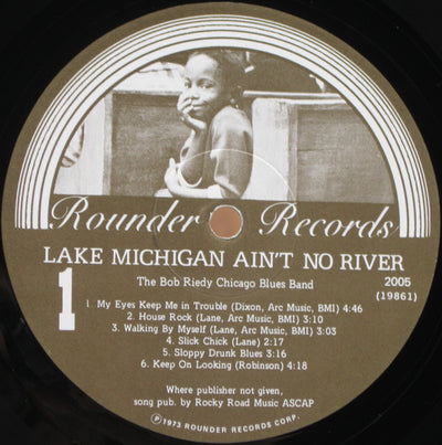 Bob Riedy Chicago Blues Band - Lake Michigan Ain't No River Vinyl LP (Used)