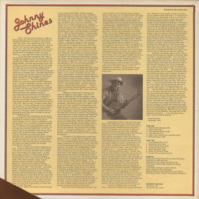 Johnny Shines - Hey Ba-Ba-Re-Bop! (Live, In Concert) Vinyl LP (Used)