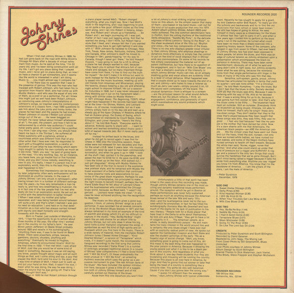 Johnny Shines - Hey Ba-Ba-Re-Bop! (Live, In Concert) Vinyl LP (Used)