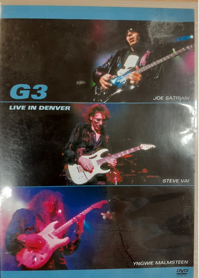 G3, Joe Satriani, Steve Vai, Yngwie Malmsteen – G3 Live In Denver DVD