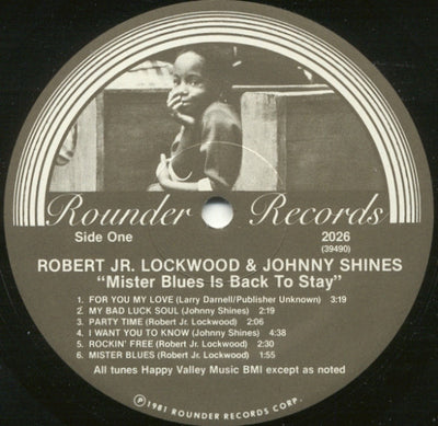 Robert Lockwood Jr. & Johnny Shines - Mister Blues Is Back To Stay Vinyl LP (Used)