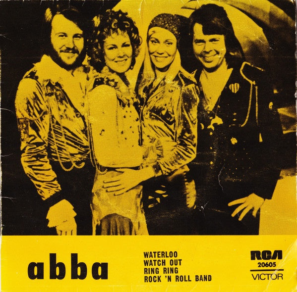 ABBA - Waterloo / Watch Out / Ring Ring / Rock 'N Roll Band 7" Vinyl EP (Used)