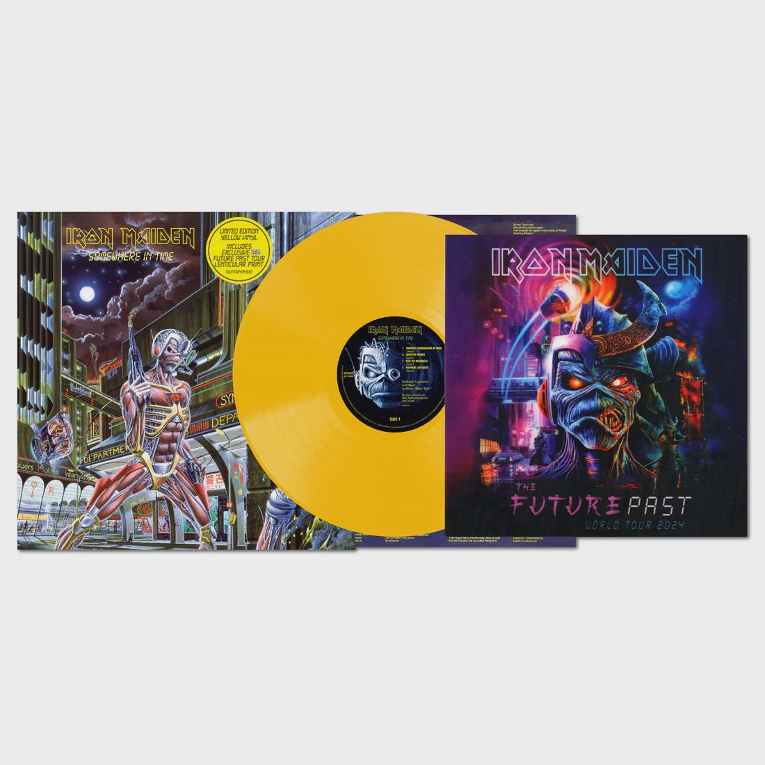 Iron Maiden - Somewhere In Time Limited Edition Yellow Lenticular Vinyl LP